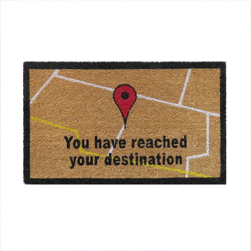 Mats Matter Abstract Mat (Multicolour, Coir, Polyvinyl Chloride)