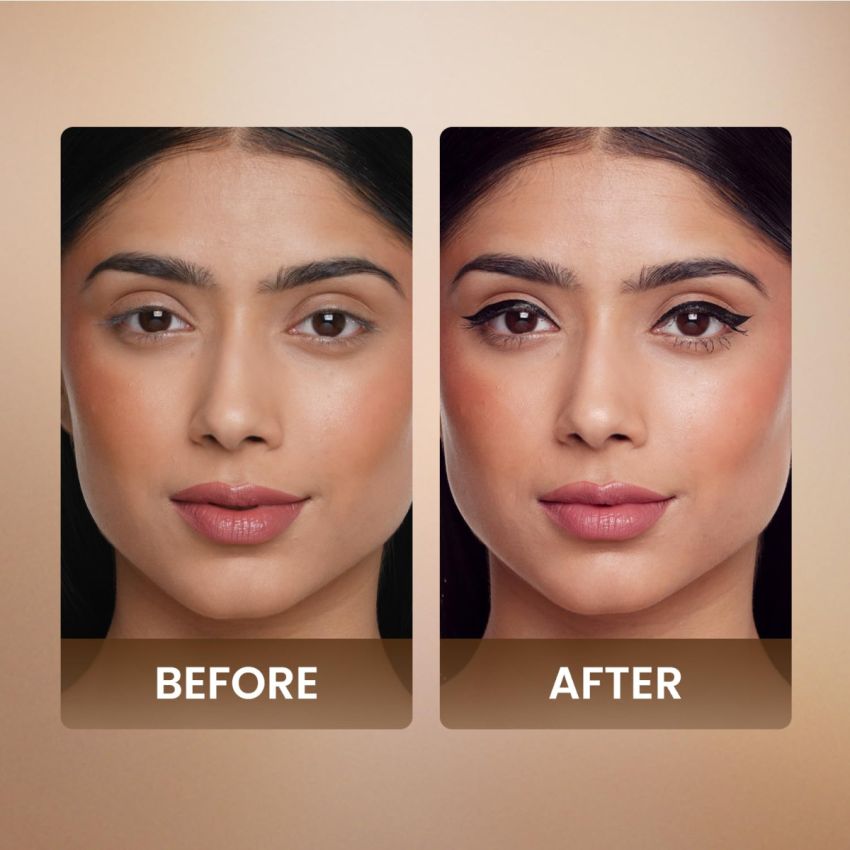 Swiss Beauty Waterproof Liquid Black Eyeliner | Smudge Proof, Transfer Proof Eye Liner for Eye Makeup |Black, 4ml |