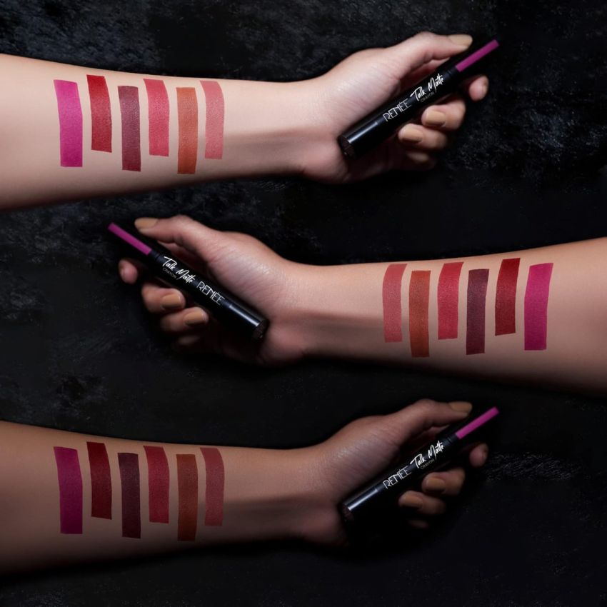 RENEE Talk Matte Crayon Lipstick - Mauve Melody, 4.5gm | Hydrating and Long-Lasting Matte Lip Color | Enriched with Vitamin E, Jojoba Oil & Cocoa Butter