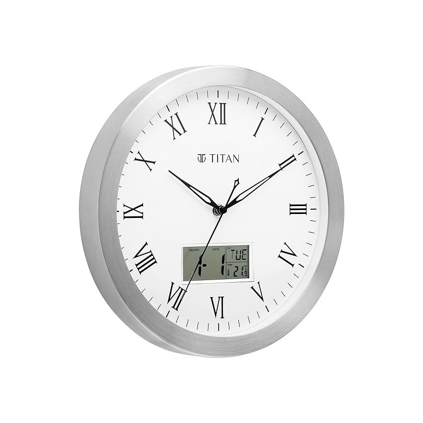 Titan Classic Silent Sweep Technology - 30 Cm X 30 Cm (Medium) - Analog, Metal, Multicolor