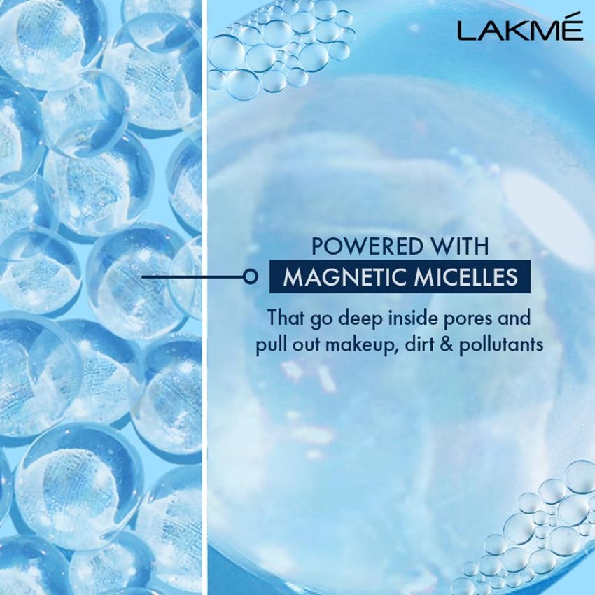 Lakme Micellar Pure Facewash for Deep Pore Cleanse 100g