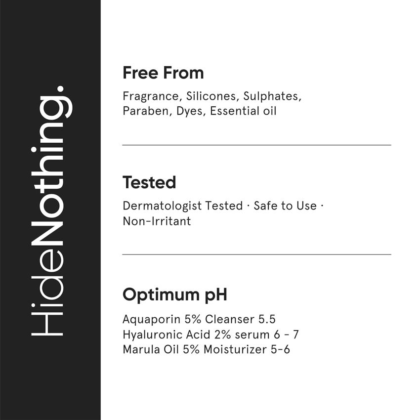 Minimalist Dry Skincare Kit, Routine Kit For Unisex, Face Wash, Moisturizer & Serum Combo
