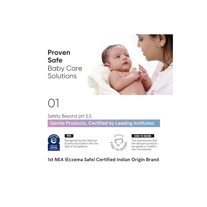 Minimalist Gentle Baby Body Wash for Bath from Head to Toe | Proven Safe & Pediatrician Approved Baby Wash for Daily Use | Tear-free | pH 5.5 | Ceramide & Vitamin B5 Delicate Cleanser | 400 ml
