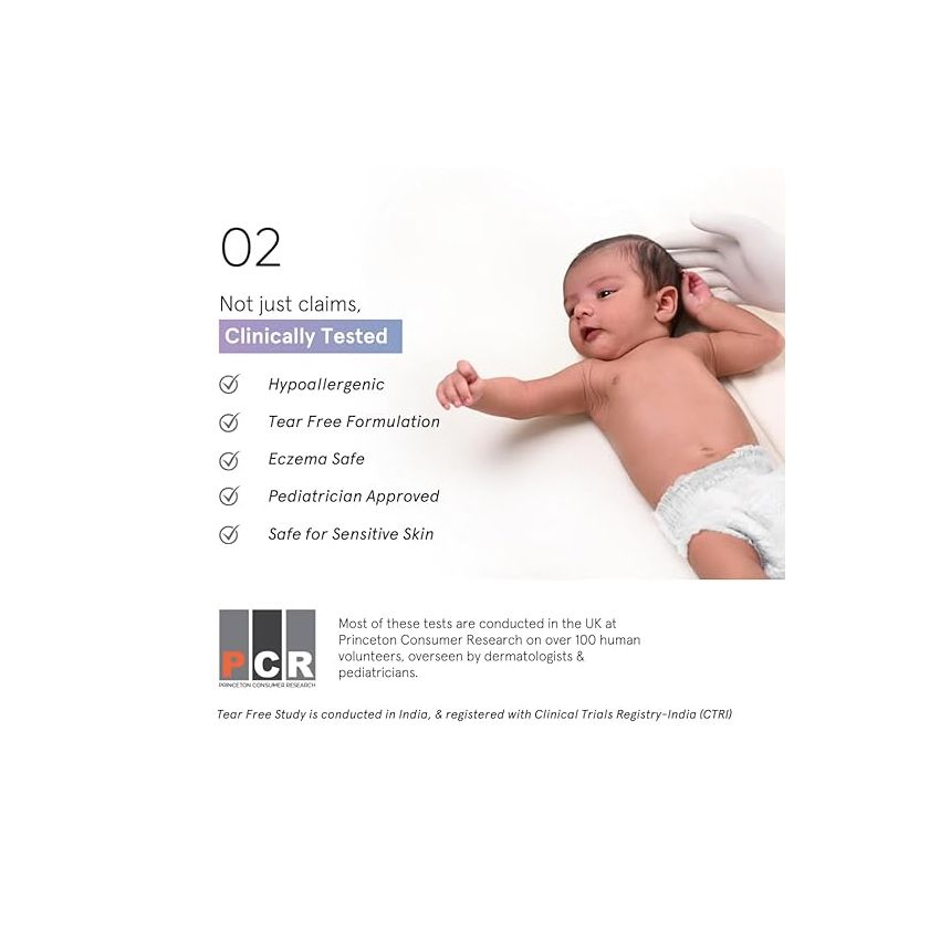 Minimalist Gentle Baby Body Wash for Bath from Head to Toe | Proven Safe & Pediatrician Approved Baby Wash for Daily Use | Tear-free | pH 5.5 | Ceramide & Vitamin B5 Delicate Cleanser | 400 ml
