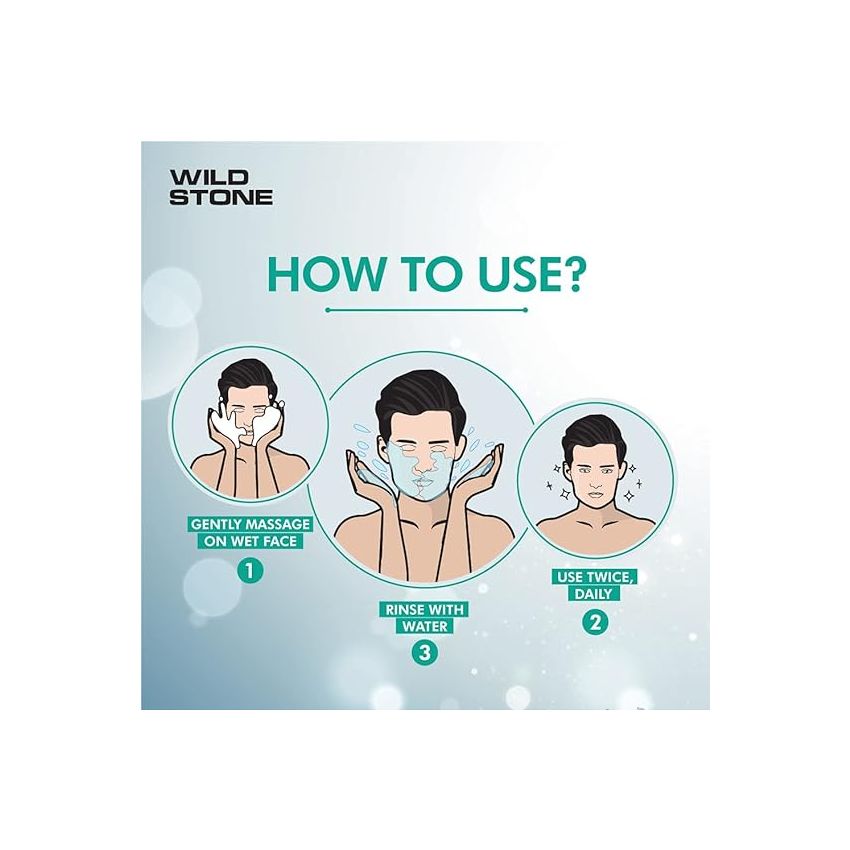 Wild Stone Edge Face Wash for Men, 100ml