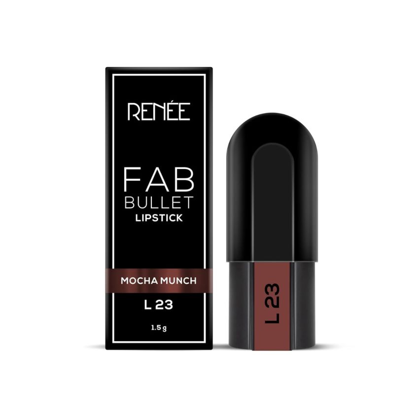 RENEE Fab 5 Refill Bullet Matte Lipstick, L 23 Mocha Munch 1.5gm