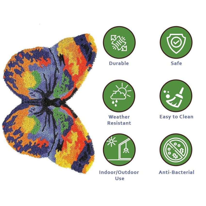 Onlymat Modern Doormat (Multicolour, Coir, 75x45cm)