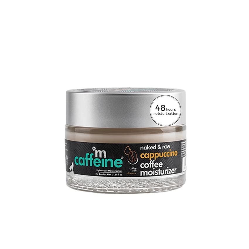 mcaffeine Light Moisturizer For Face With Vitamin E,Almond Milk&Caffeine|Face Moisturizer For Skin Repair&Day-Night Moisturization|Suitable For All Skin Types|Suitable For Women&Men - 50Ml