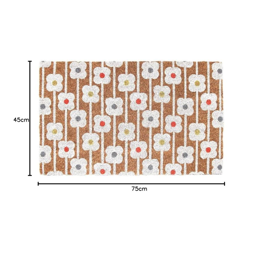 Onlymat Natural Coir Art Printed Doormat - 29.25