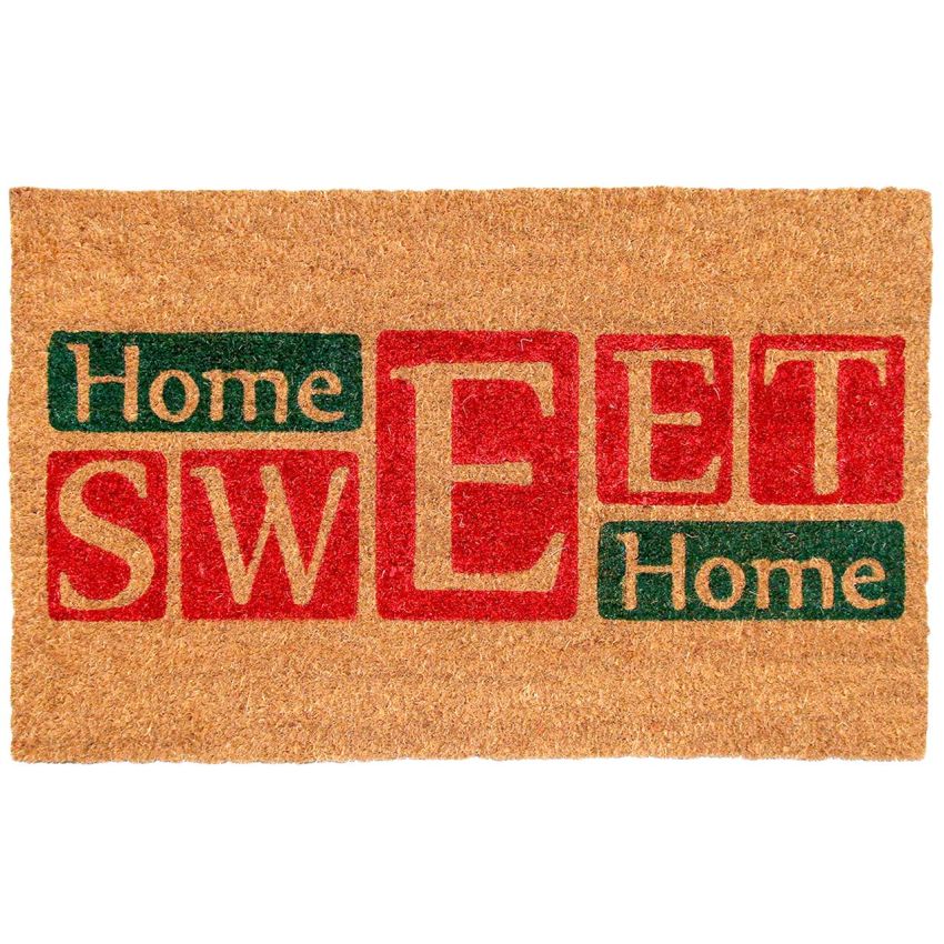 Onlymat Natural Coir Art Printed Doormat - 29.25