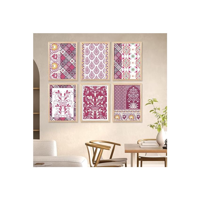 kotart Madhubani Painting Traditional Indian Art Wall Painting for Bedroom Living Room Hotel Room Wall Decor (10x13 inch, Multi color)