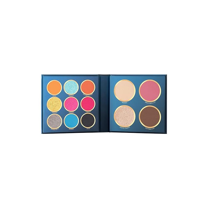 MARS The City Paradise Makeup Kit | Highly Pigmented and Blendable | 9 Eyeshadow Palette with 1 Highlighter, Blusher, Bronzer & Compact Powder each (16.0 gm) (01-Mumbai)