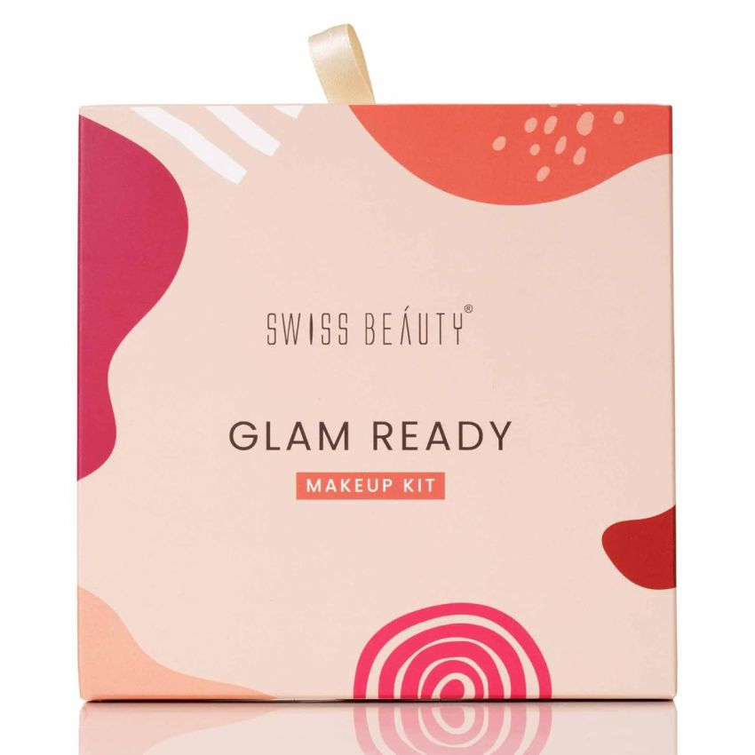 Swiss Beauty Your Makeup Must-Haves Kit - Foundation, Concealer, Lipstick & Kajal