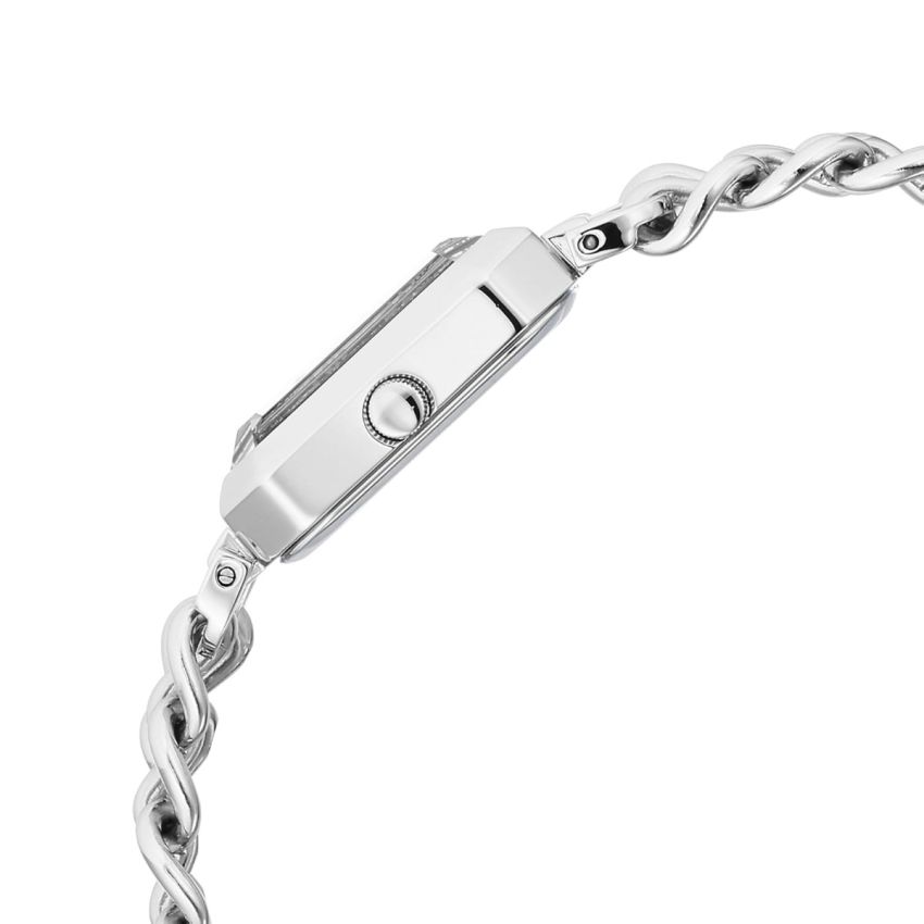 Titan Raga Showstopper Quartz Analog Silver Dial Metal Strap Watch for Women-95283SM01/NT95283SM01