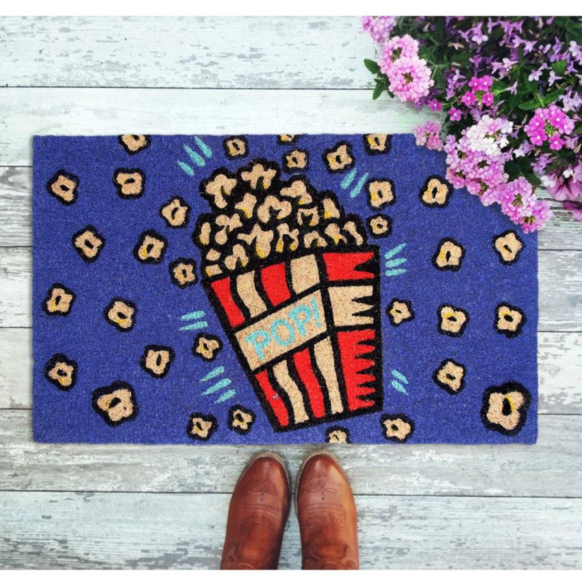 Onlymat Natural Coir Art Printed Doormat - 29.25