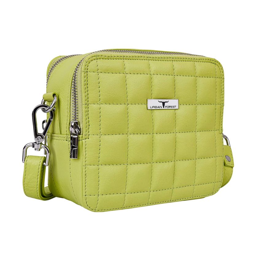 URBAN FOREST Ellie Quilted Leather Sling Bag for Women