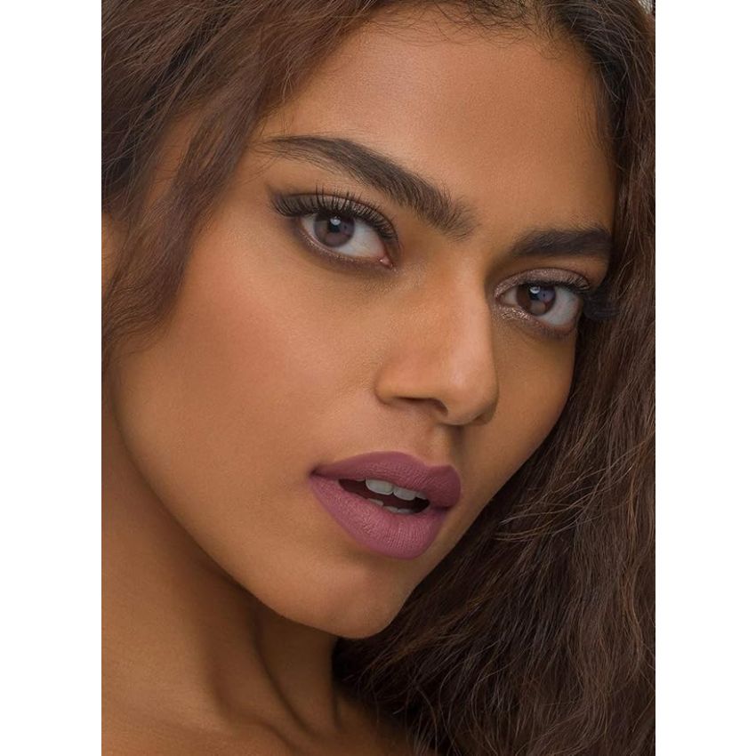 SUGAR Cosmetics Mettle Liquid Lipstick for Women | Highly Pigmented | Transferproof & Long Lasting | 7ml - 03 Estella (Neutral Pinky Brown)