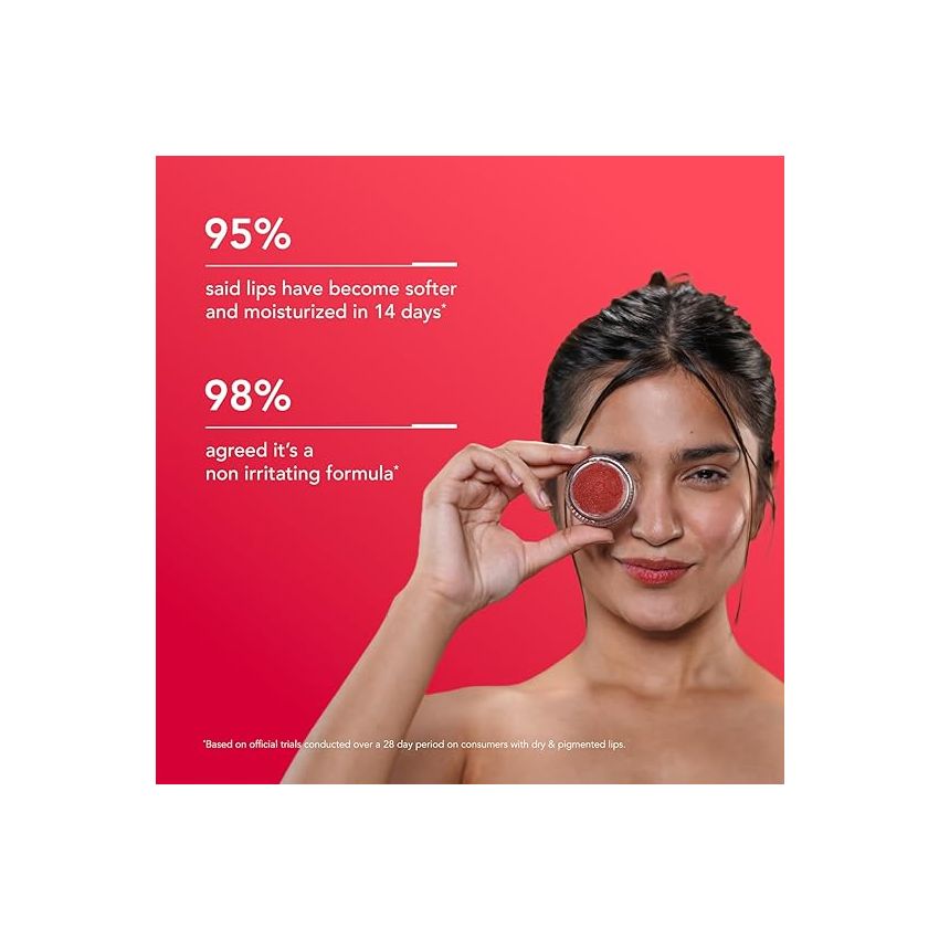 Bella Vita Organic NicoLips Lip Scrub Balm Brightening Dark Lips for Men and Women Dry Lips/Smoker/Chapped Lip & Lipstick Stains Removal Lipcare, 20 g