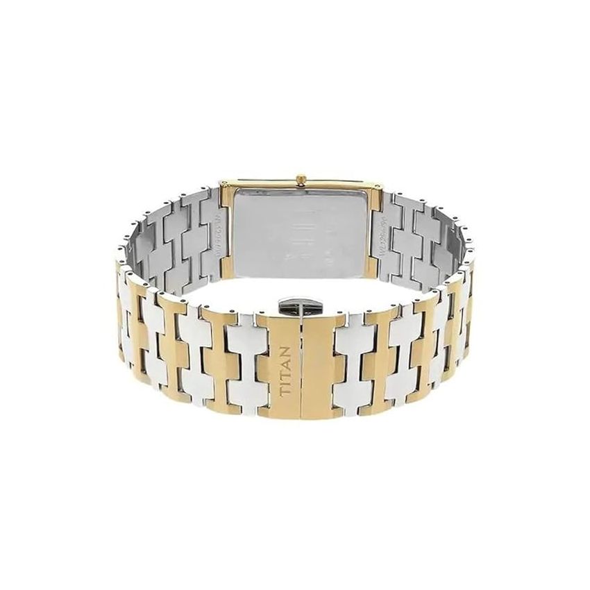 Titan Edge Analog White Dial Men's Watch-NN1296BM02