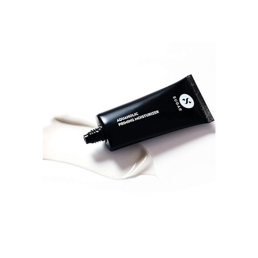 SUGAR Cosmetics - Aquaholic - Priming Moisturizer - 30 ml - 2-in-1 Primer and Moisturizer - Non-greasy, Lightweight Formulation