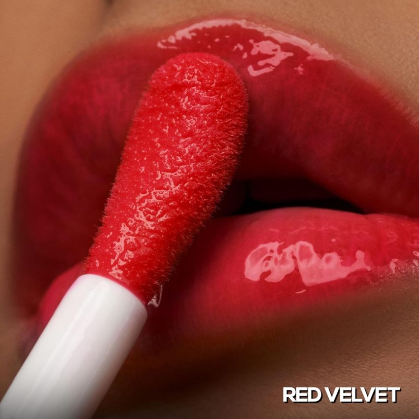 RENEE Super Natural Tinted Lip Oil Red Velvet 3ml, Long Lasting Moisturization