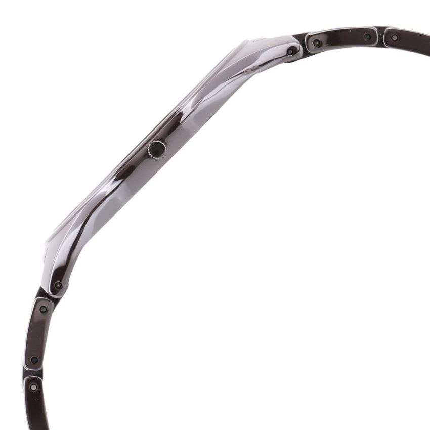 Titan Edge Ceramic Silver Dial Analog Ceramic Strap watch for Men-NS1696QC02/NT1696QC02