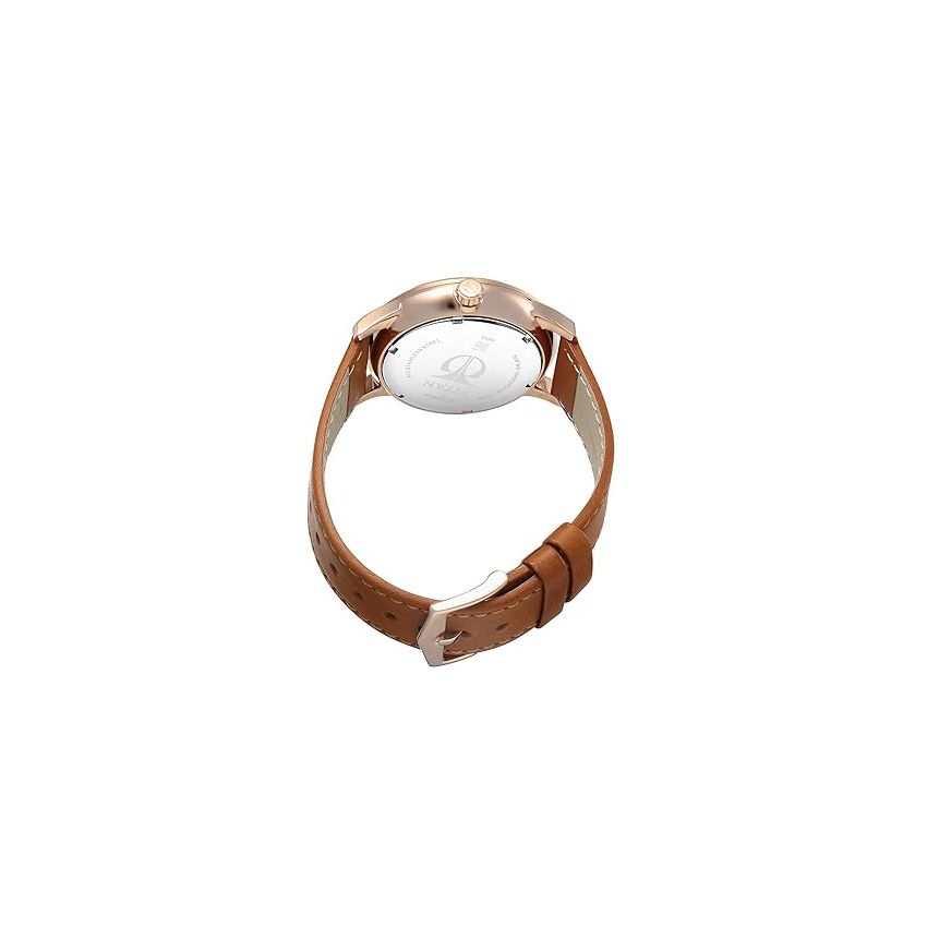 Titan Quartz Multifunction Black Dial Leather Strap Watch for Men-NQ90100WL02