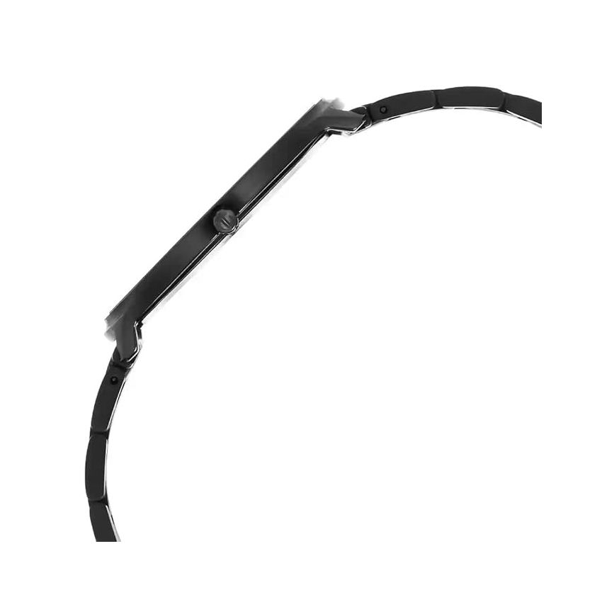 Titan Edge Metal Black Dial Analog Stainless Steel Strap Watch for Men-NS1843NM03/NT1843NM03