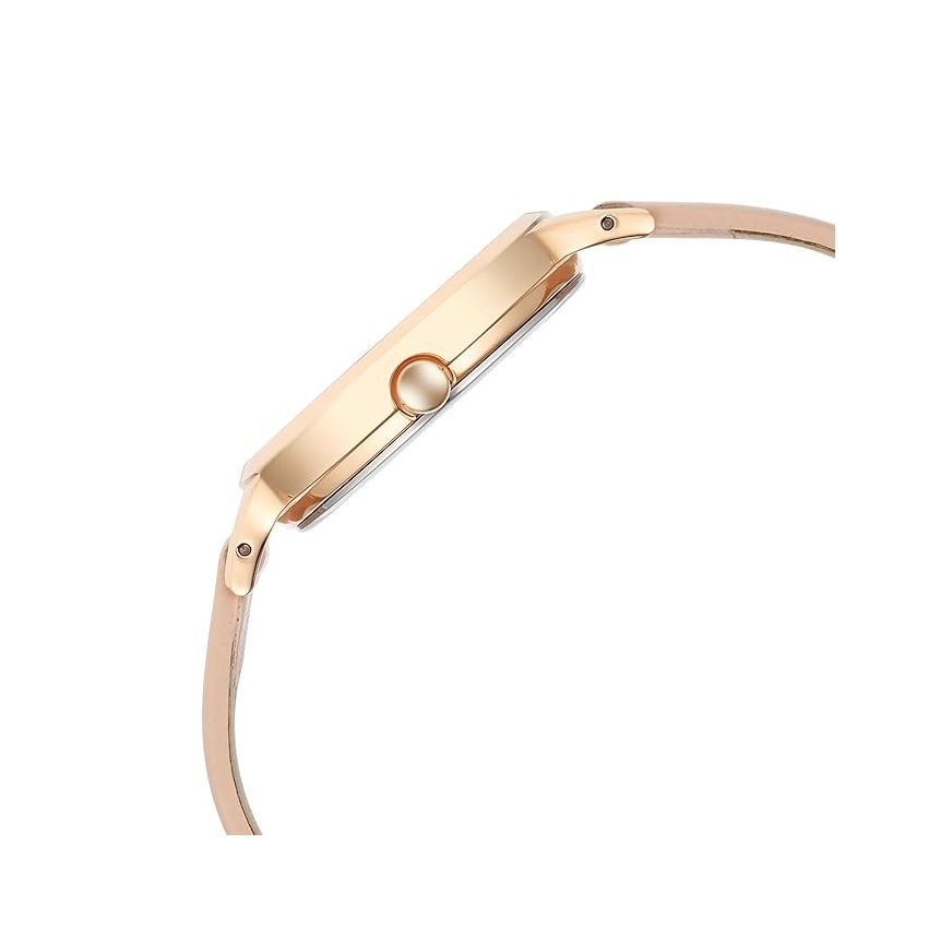 Titan Raga Power Pearls Quartz Analog Mother of Pearl Dial Leather Strap Watch for Women-NS2666WL04