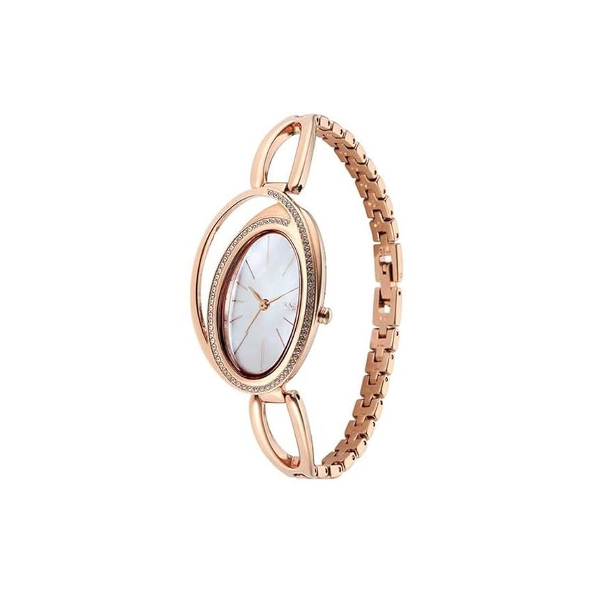 Titan Raga Delight Purple Dial Analog Metal Strap Watch for Women-NS95198WM01/NT95198WM01