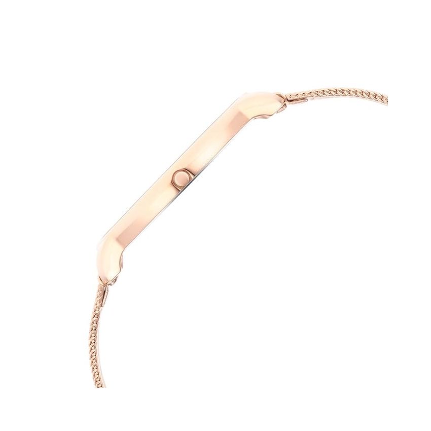 Titan Edge White Dial Analog Stainless Steel Strap Watch for Women-NS2654WM01/NT2654WM01