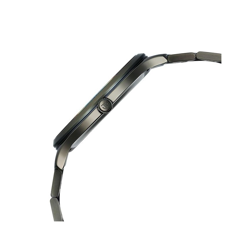 Titan Clasique Slim Quartz Analog with Date Brown Dial with Two Toned Color Stainless Steel Strap Watch for Men/NT90142QM07