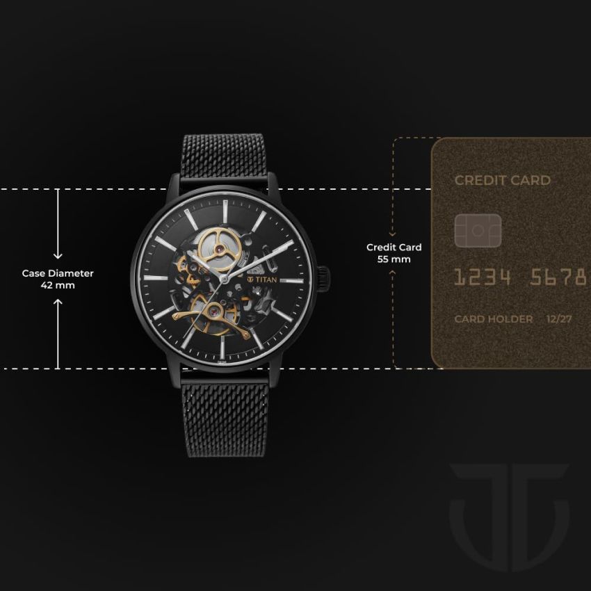 Titan Metal Mechanical Watch for Men