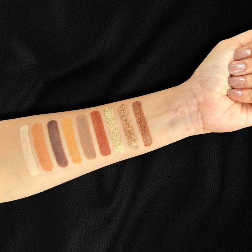 RENEE Fearless Eyeshadow Palette – Nude 12gm, Vibrant Shades, Travel Friendly, Long Lasting, Non Creasing, Easy-to-blend & Build Up For Eye-catching Extravagance Look with Effortlessly Transition From An Office To Glamorous Smoky Eye