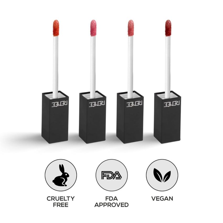 RENEE Stay With Me Set of 4 – SWM 02 Nutty Nudes, 5ml each