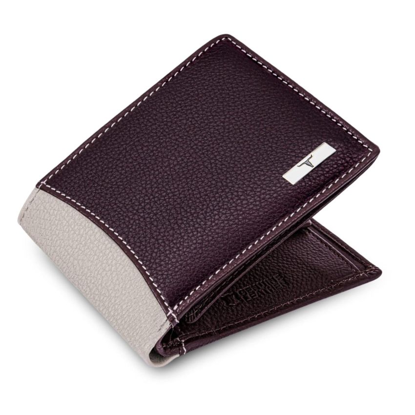 URBAN FOREST Ontario Brown/Sand Leather Wallet for Men