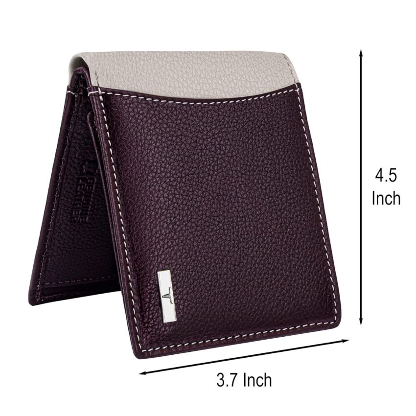 URBAN FOREST Ontario Brown/Sand Leather Wallet for Men