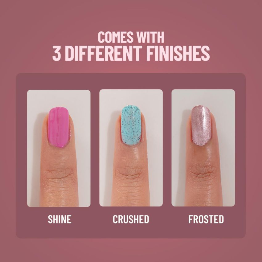 Swiss Beauty Slay Nail Color | Glossy Finish, Long Lasting Nail Paint| Chip resistant, Quick drying Nail Polish | Shade- Orchid, 13ml