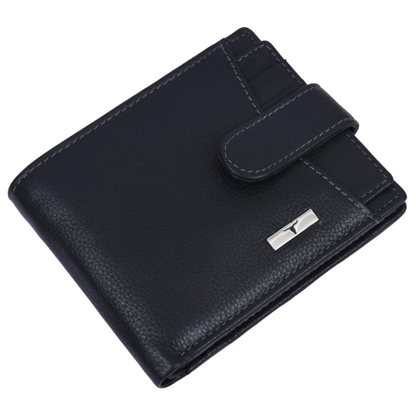 URBAN FOREST Oswald Black Leather Wallet for Men