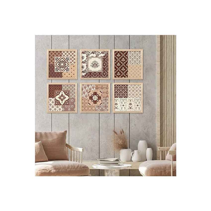 kotart Premium Digital Madhubani Art Paintings with Frame for Home Decor - Traditional Indian Painting for Wall Decoration (10x10 inch, Painting 7)