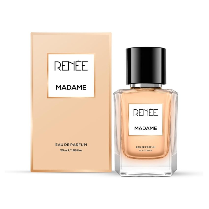 RENEE Madame Eau De Parfum 50ml - Premium Long-Lasting Fragrance with Notes of Pomegranate, Yuzu, Peony & Amber - Versatile Scent for All Occasions - Redefine Elegance & Sophistication