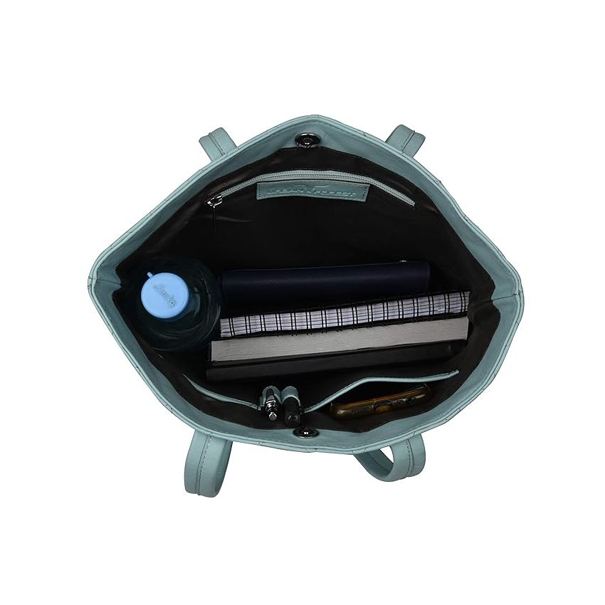 URBAN FOREST Nancy Pastel Blue Quilted Leather Handbag for Women