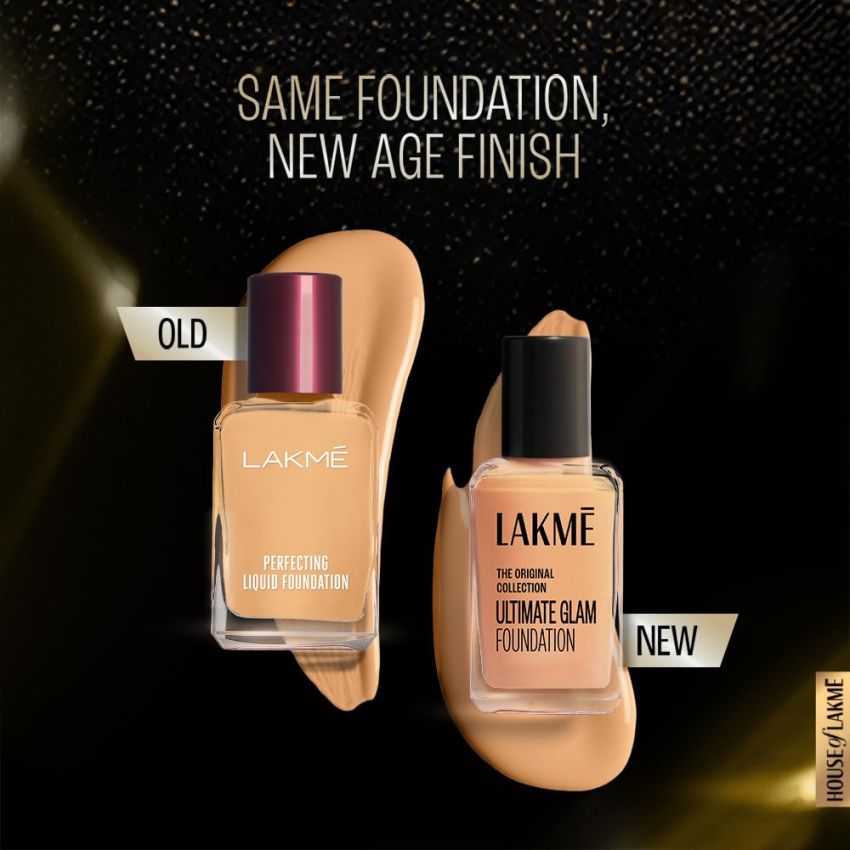 Lakmē Perfecting Liquid Foundation, Dewy Finish, Lightweight, Waterproof, With Vitamin E For Nourishing Skin & Oil Control, Pearl, 27ml