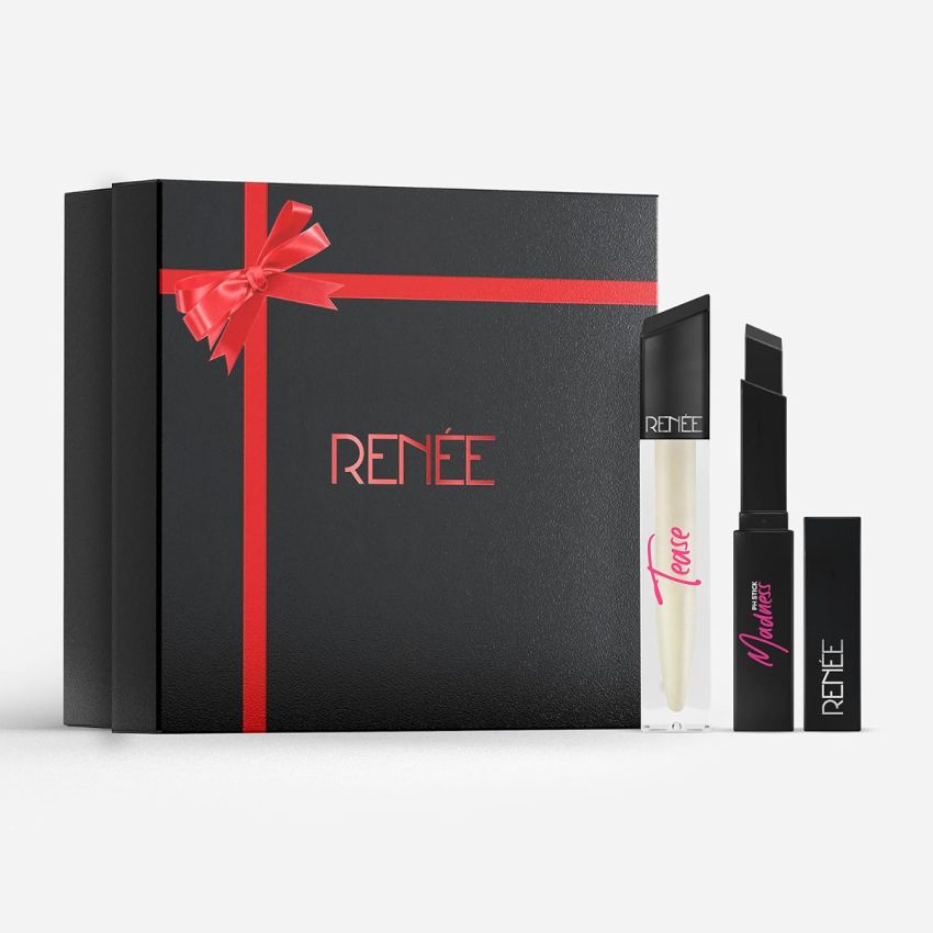 RENEE Perfect Pout Makeup Kit Combo Lip Plumper & Madness Ph Stick| Best Gifts for Girlfriend, Wife, Women, Girls, Wedding Anniversary