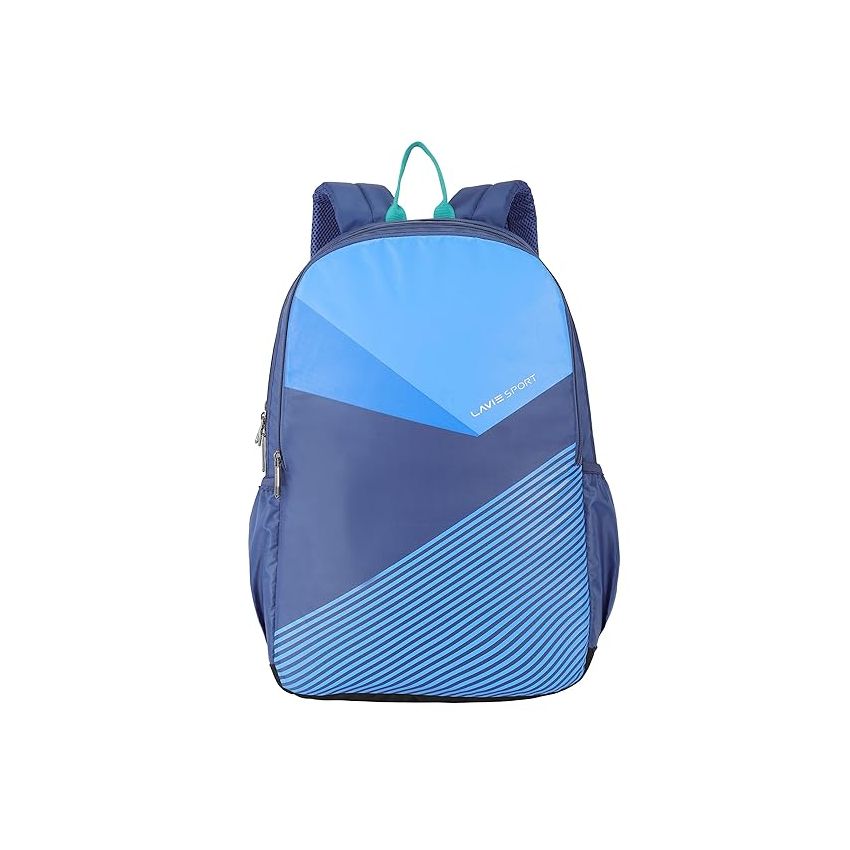 Lavie Sport Perk Casual Backpack with Laptop Sleeve | School College Bag for Boys & Girls