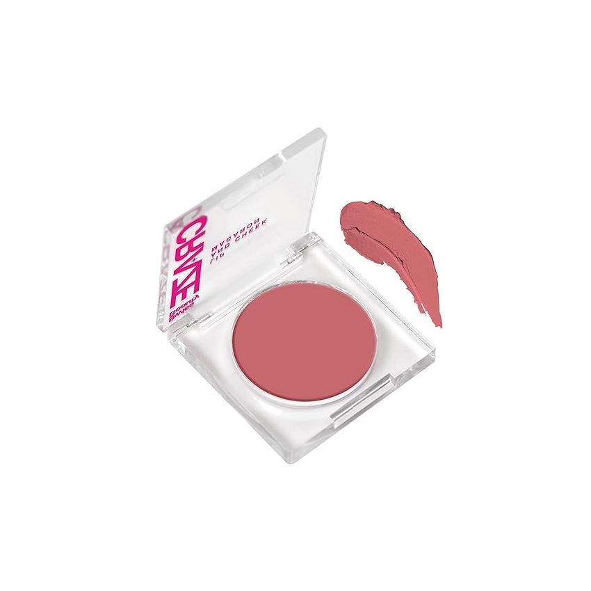 Swiss Beauty Craze Lip and Cheek Macaron | Multi- Purpose, lightweight Cream tint with Vitamin E and Olive oil | Shade- Pink Gelly, 3gm