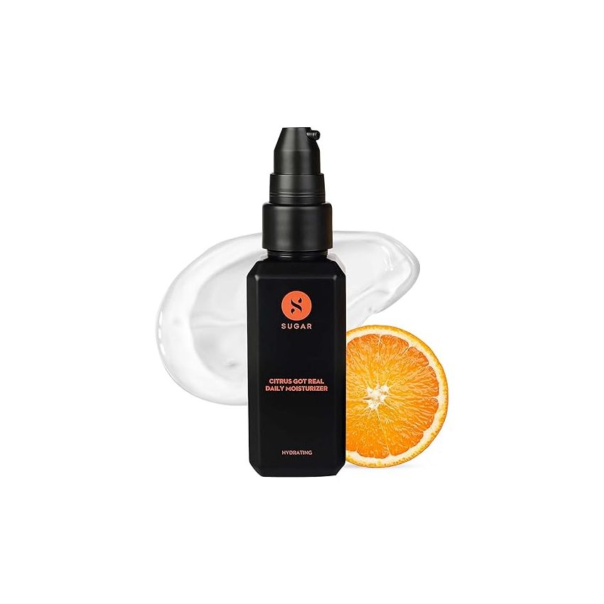 SUGAR Cosmetics - Citrus Got Real - Daily Moisturizer - 60 ml - pH Balancing Moisturizer with Long-Lasting Hydration- For Hydration and CTM routine- Suitable for All Skin Types