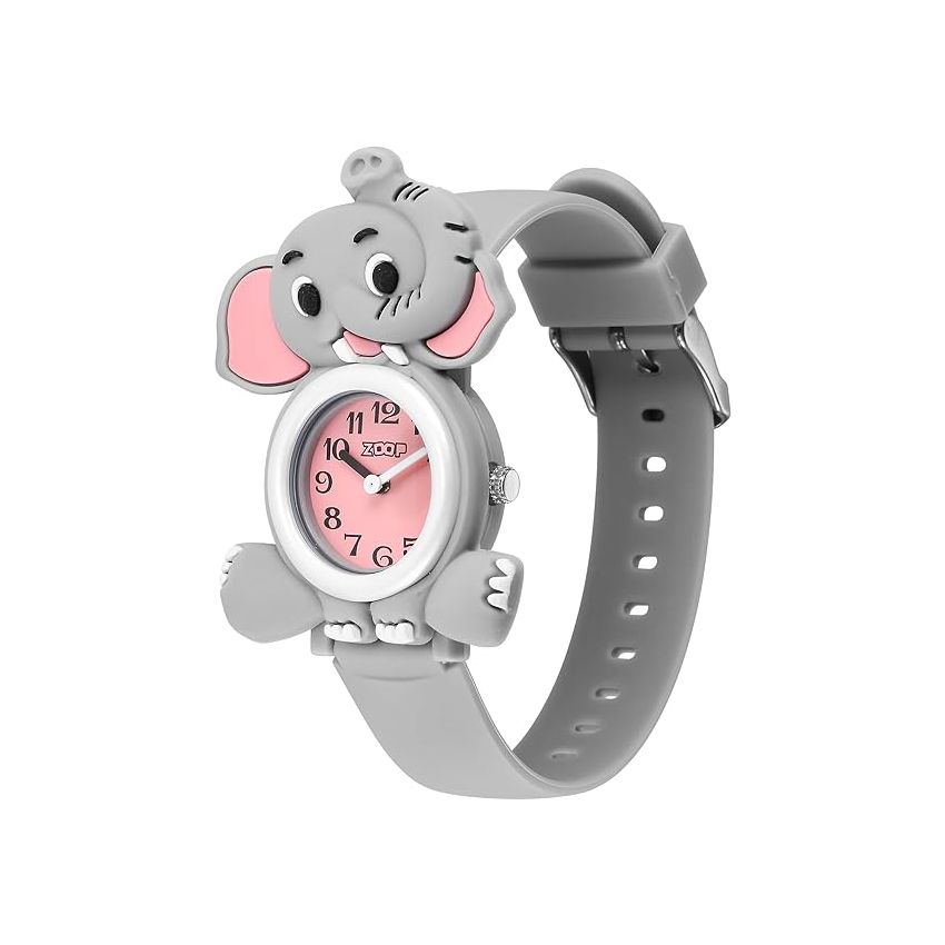 Zoop by Titan Friends from Nature Quartz Analog Pink Dial Polyurethane Strap Watch for Kids-NS16037PP01/NT16037PP01