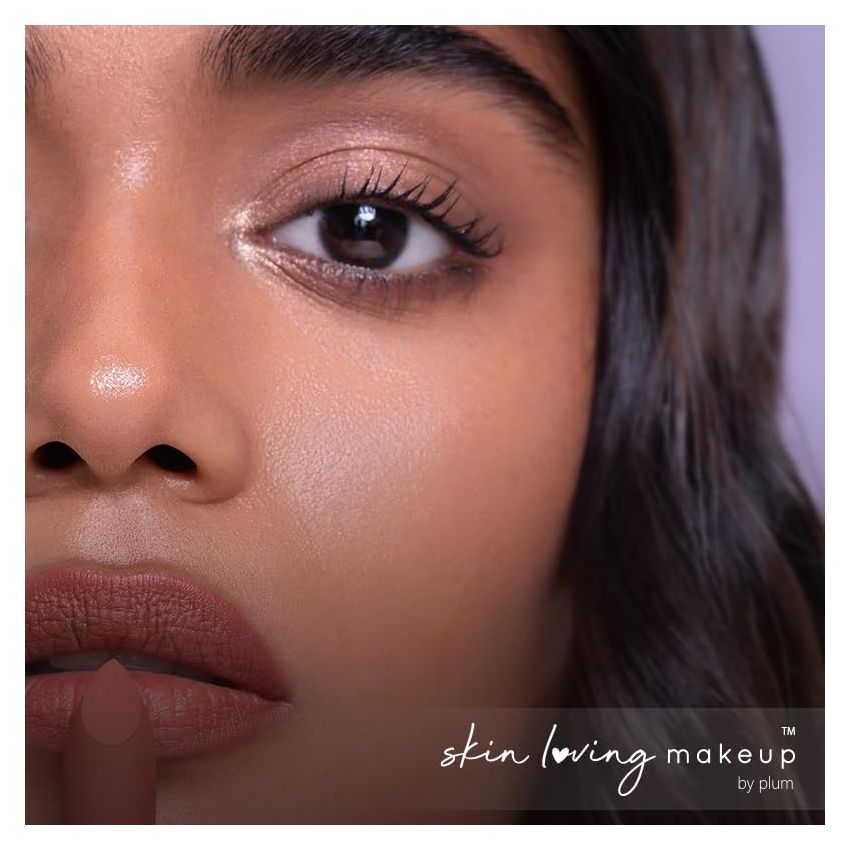 Plum Butter Crème Matte Lipstick | Creamy Matte Finish | Highly Pigmented | With Shea Butter, Rosehip Oil & Vitamin E | 100 Vegan & Cruelty Free | 130 Pinkin' Out Loud