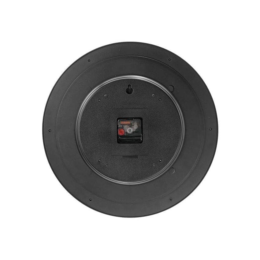 Titan Contemporary Brown Analog Wall Clock with Silent Sweep Technology - 42 Cm X 42 Cm (Large),Plastic